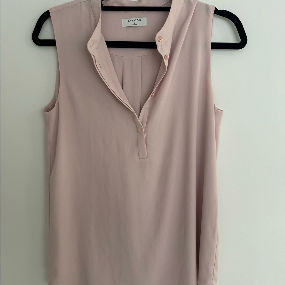 Babaton Blush Sleeveless Blouse
